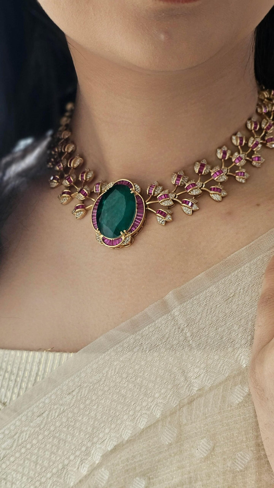 Rossie Semi Precious Quartz Necklace