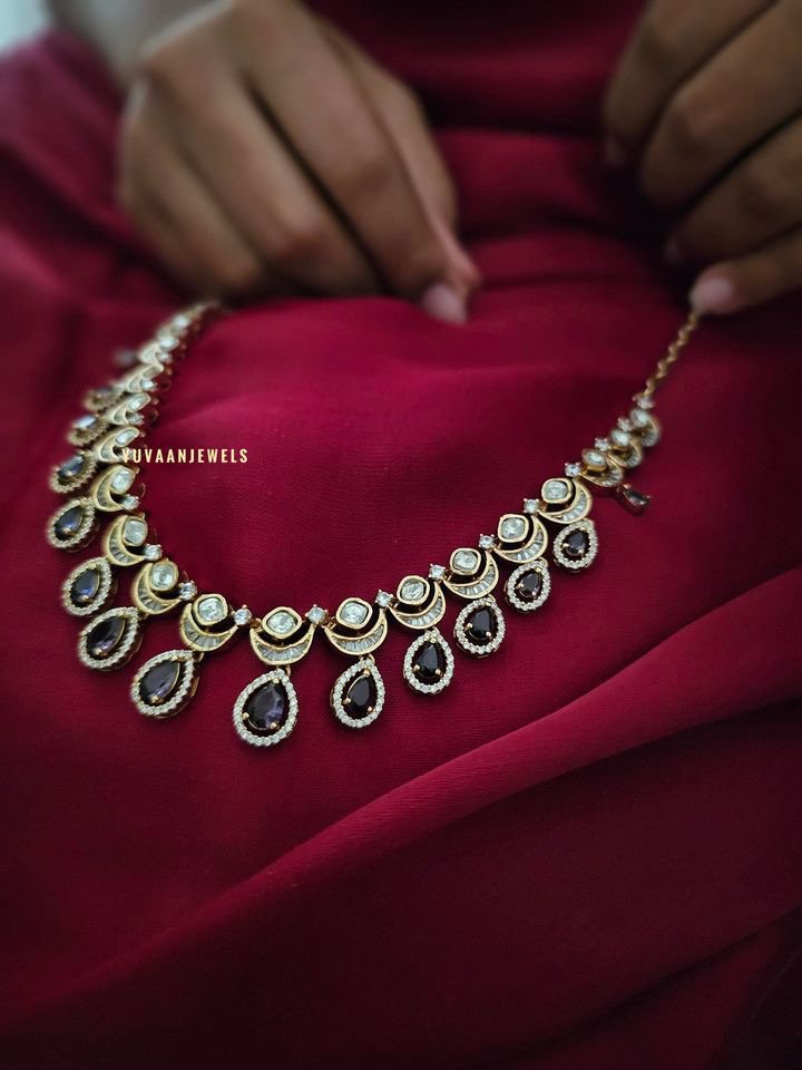 Kavya polki necklace