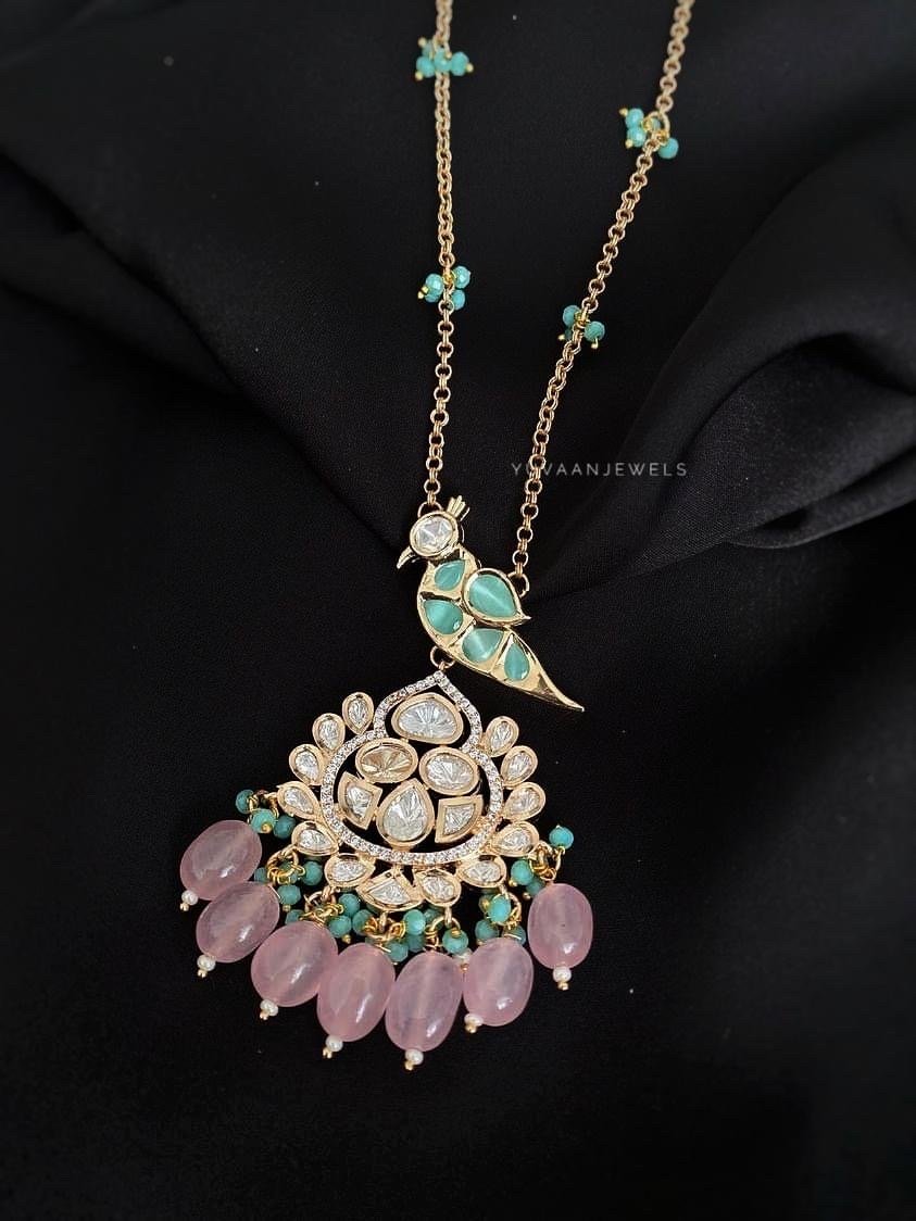 Shifra polki necklace
