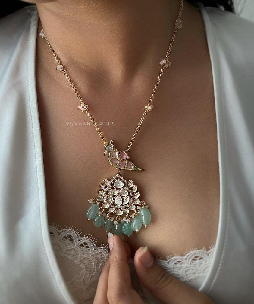 Shifra polki necklace