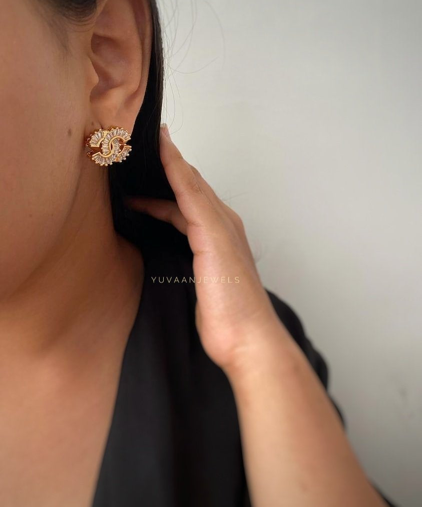 Hazel Gold studs