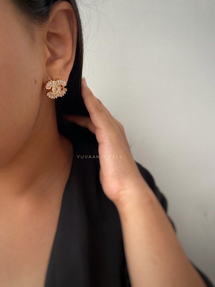 Hazel Gold studs