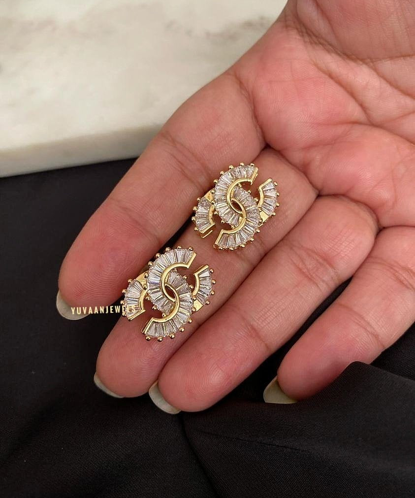 Hazel Gold studs