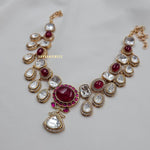 Arohi Quartz and polki  Necklace