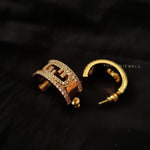 Amy gold hoop earrings