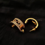 Amy gold hoop earrings