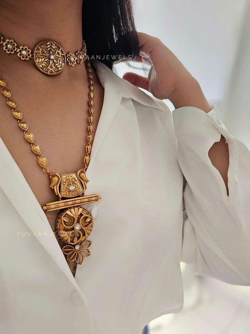 Sun-kissed Gold Choker
