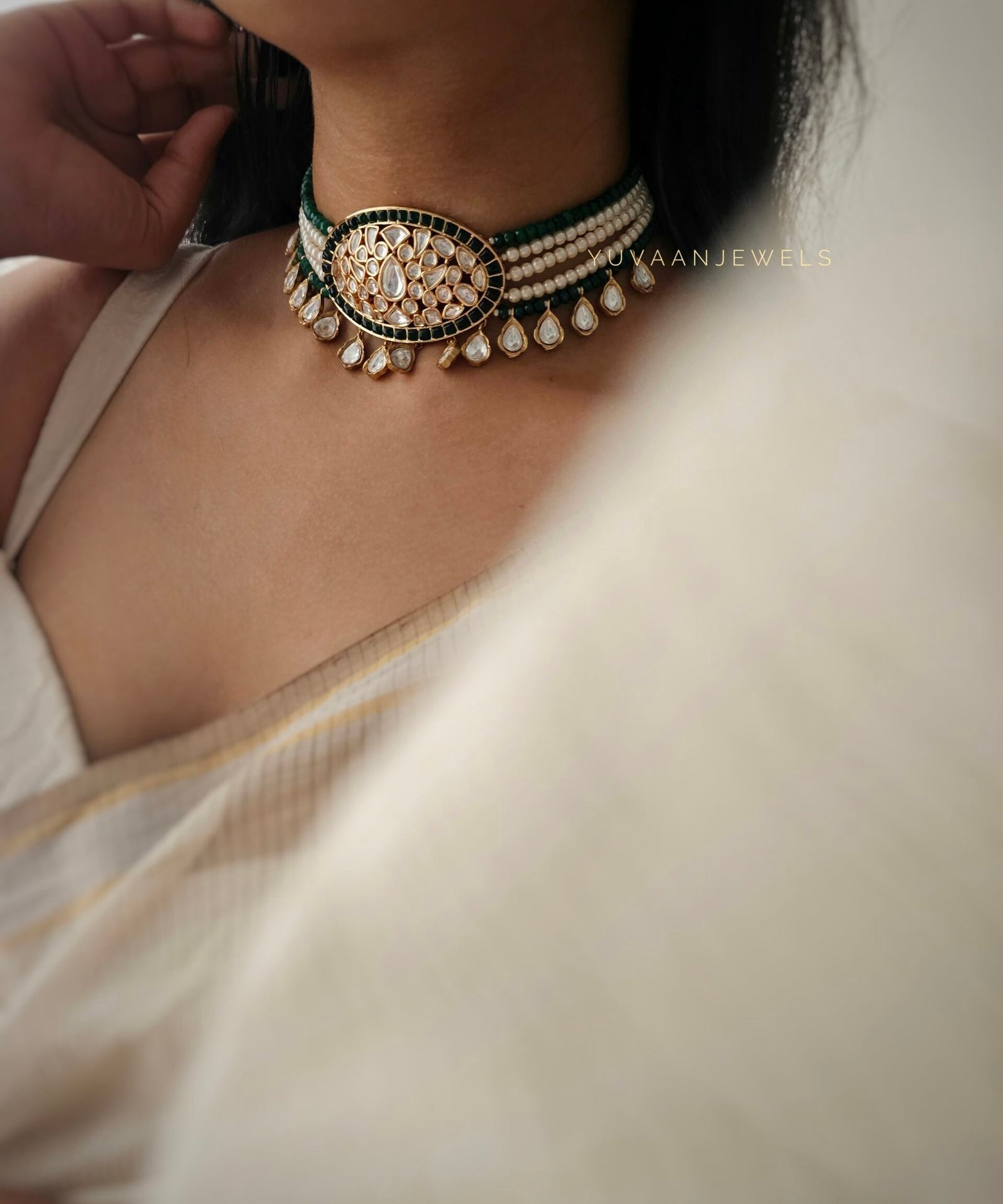 Ravi polki choker