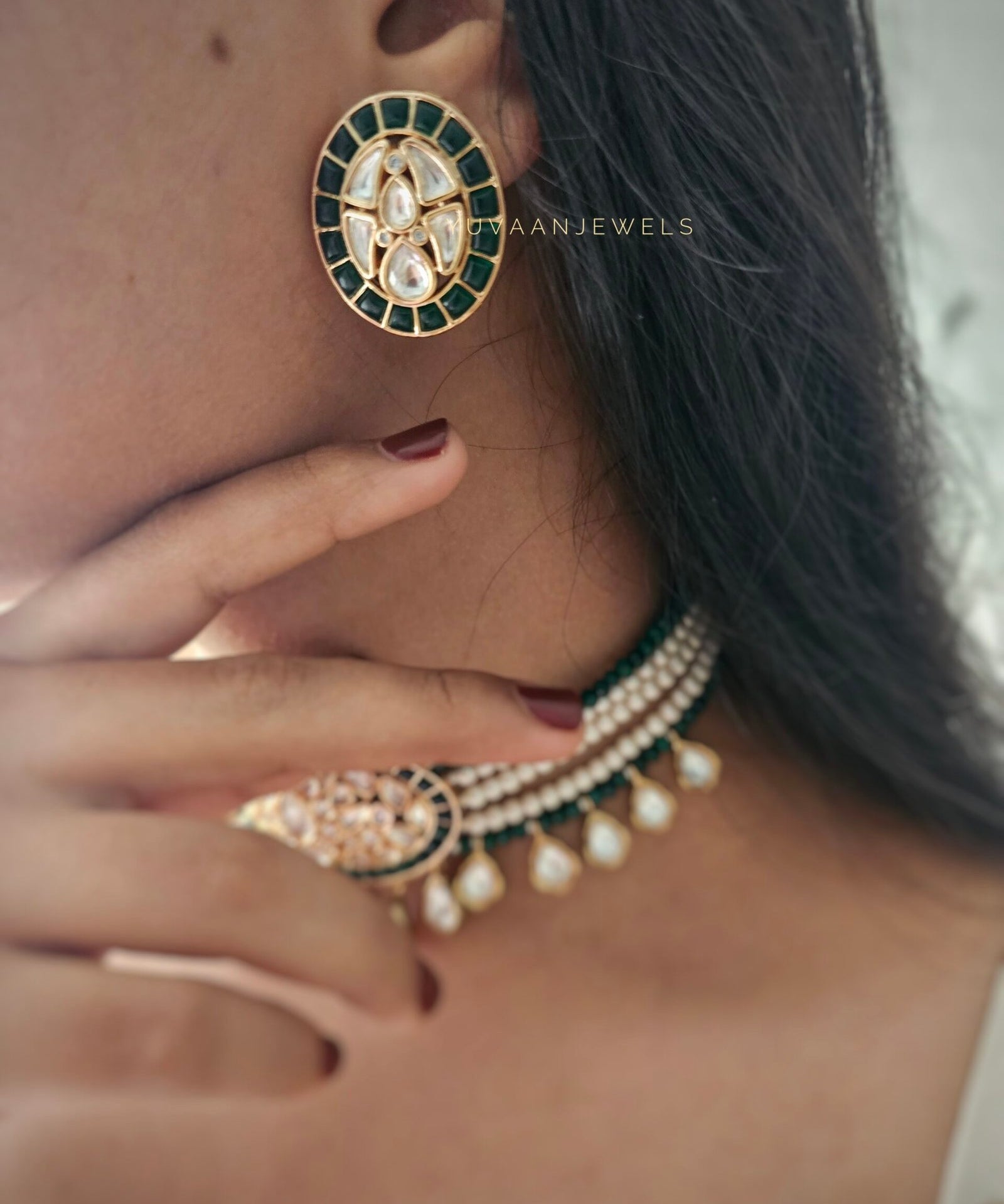 Ravi polki choker
