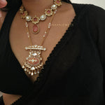 Elanor polki long necklace