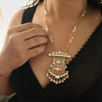 Elanor polki long necklace