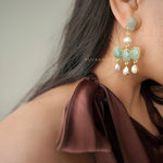 Madhu semi precious baroque earrings