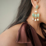 Madhu semi precious baroque earrings