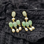 Madhu semi precious baroque earrings