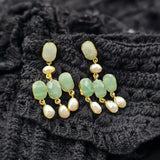 Madhu semi precious baroque earrings
