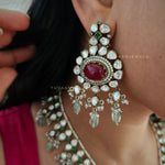 Gauhar Contemporary polki necklace