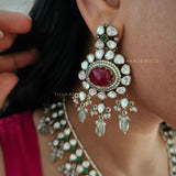 Gauhar Contemporary polki necklace