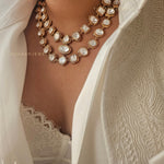 Jharna polki necklace