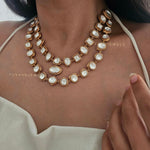 Jharna polki necklace