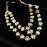 Jharna polki necklace