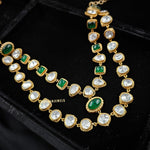 Jharna polki necklace