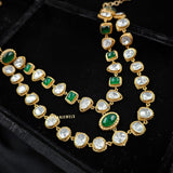 Jharna polki necklace