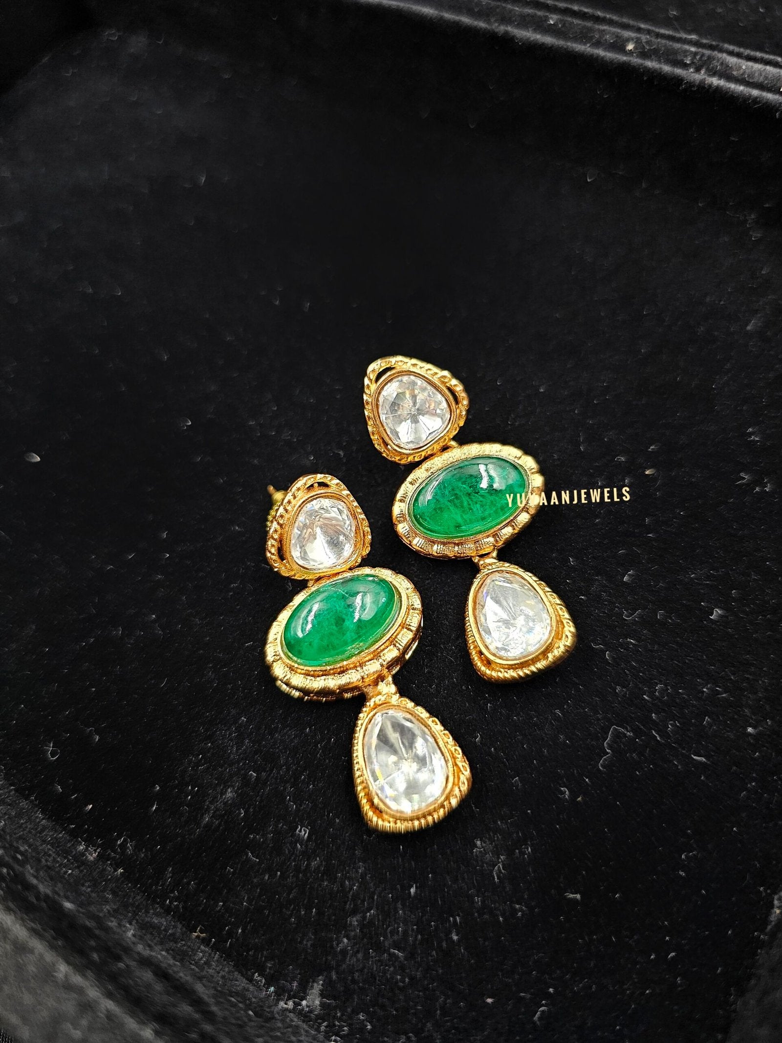 Jharna polki necklace