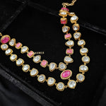 Jharna polki necklace