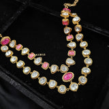 Jharna polki necklace