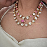 Jharna polki necklace