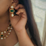 Jharna polki necklace