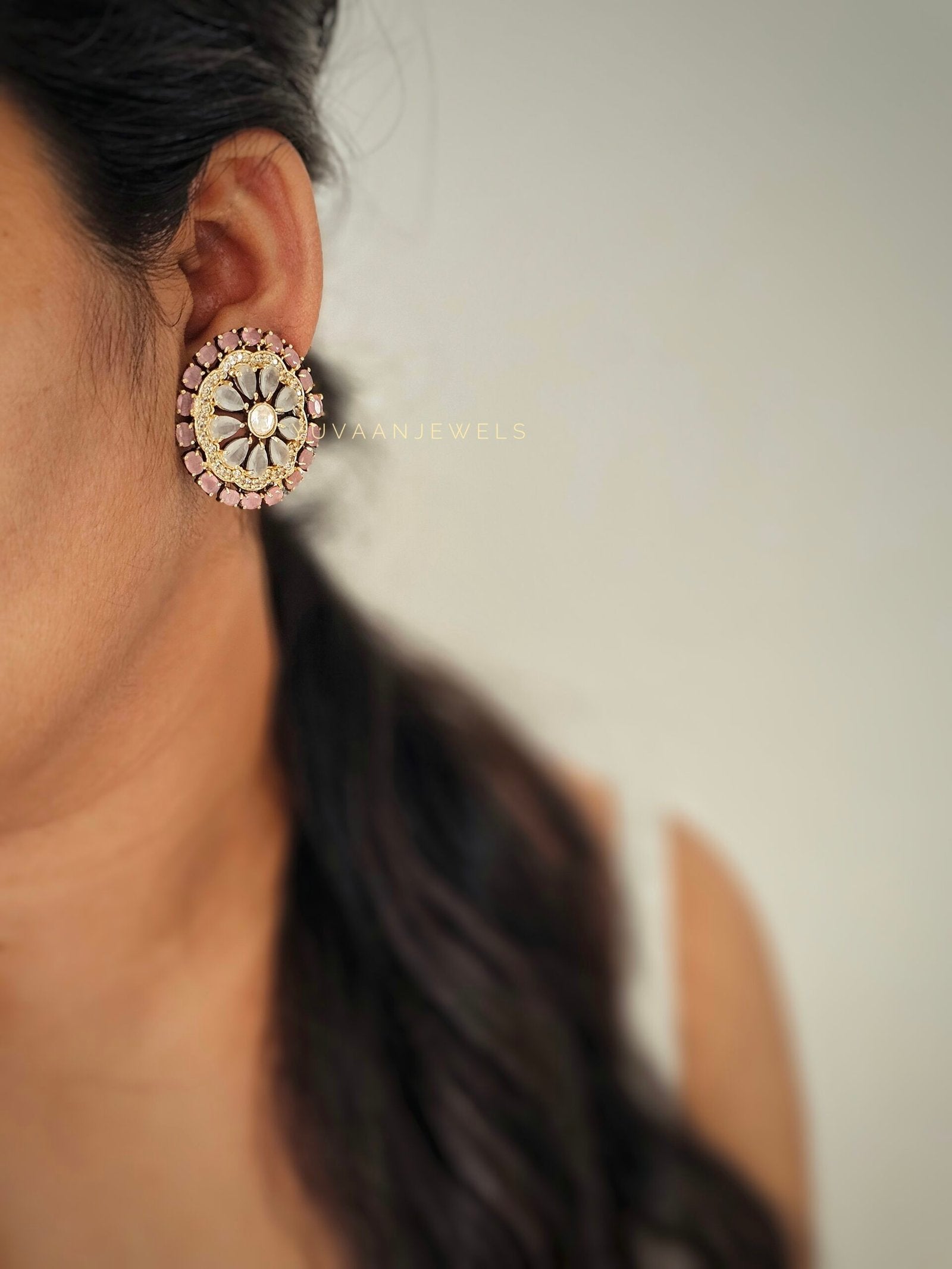 Muskaan semi precious studs