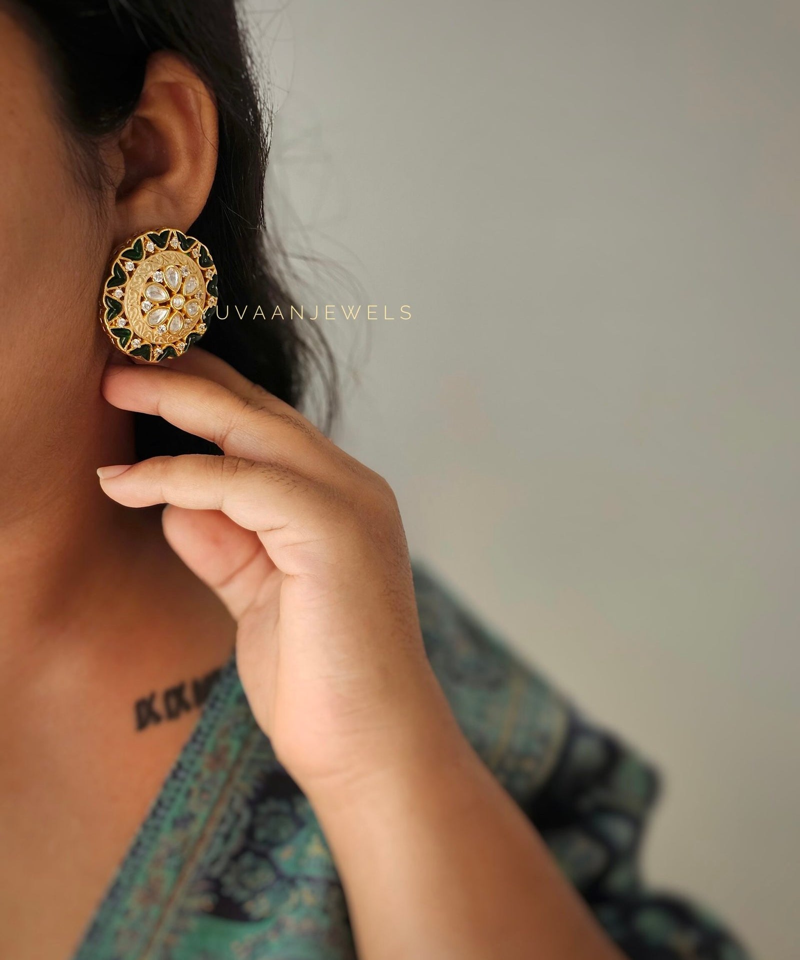 Malini polki studs