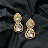 Malti polki drop earings
