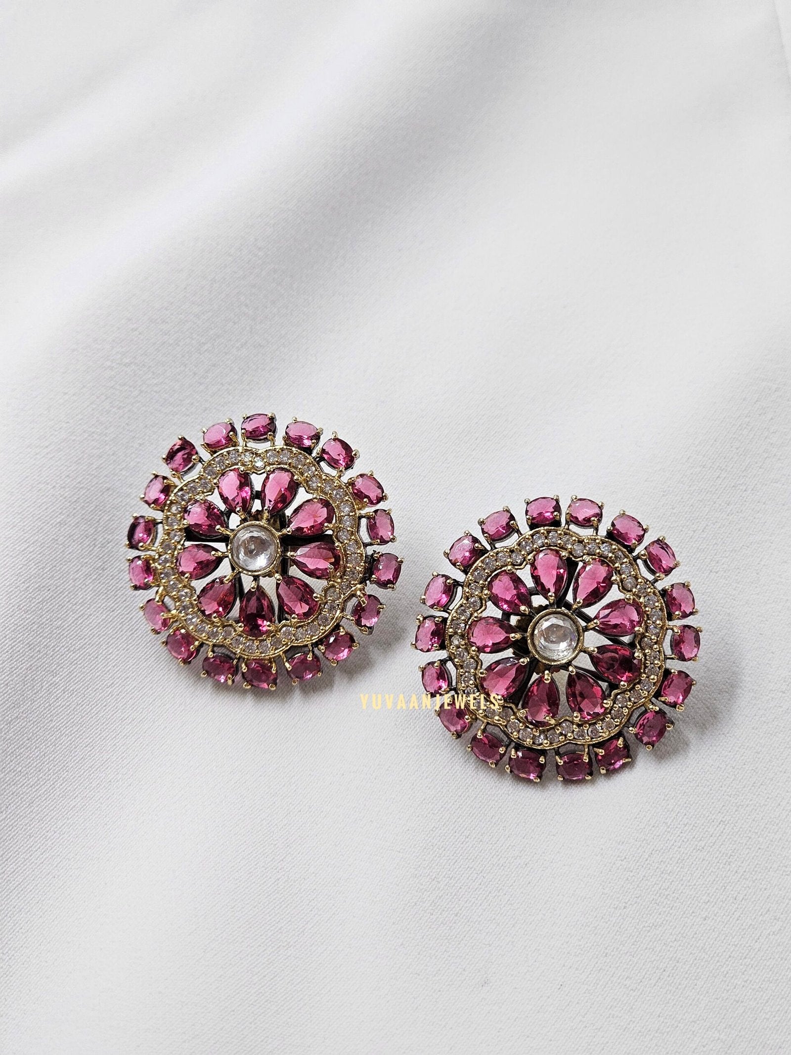 Muskaan semi precious studs