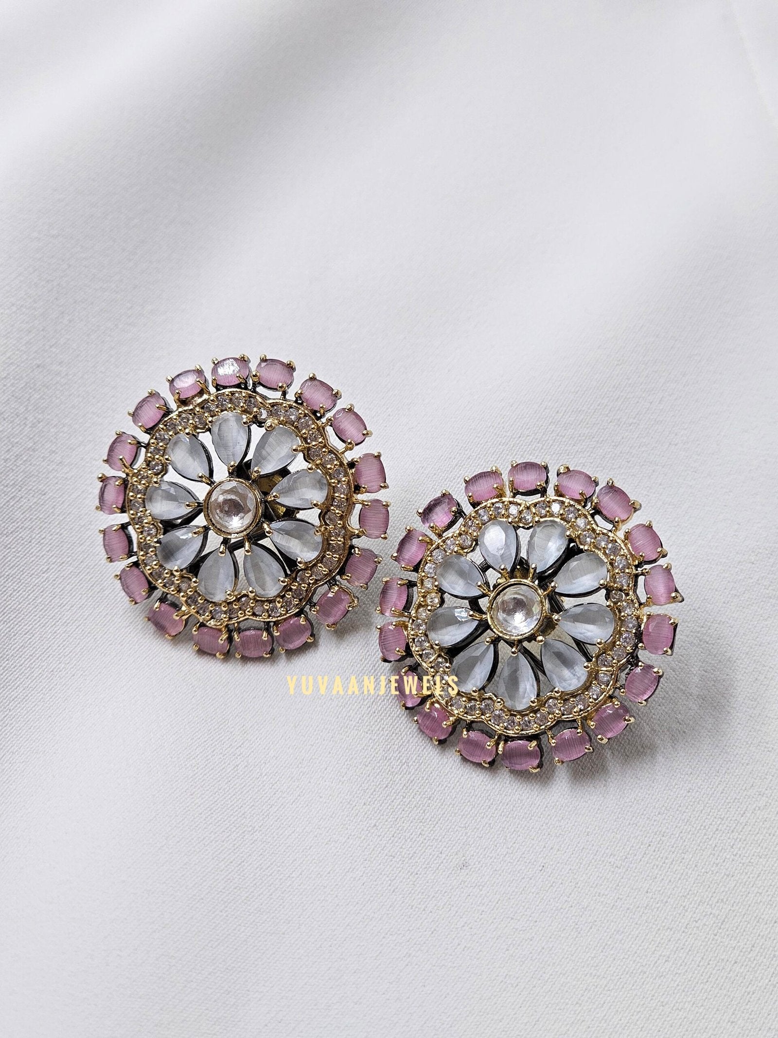 Muskaan semi precious studs