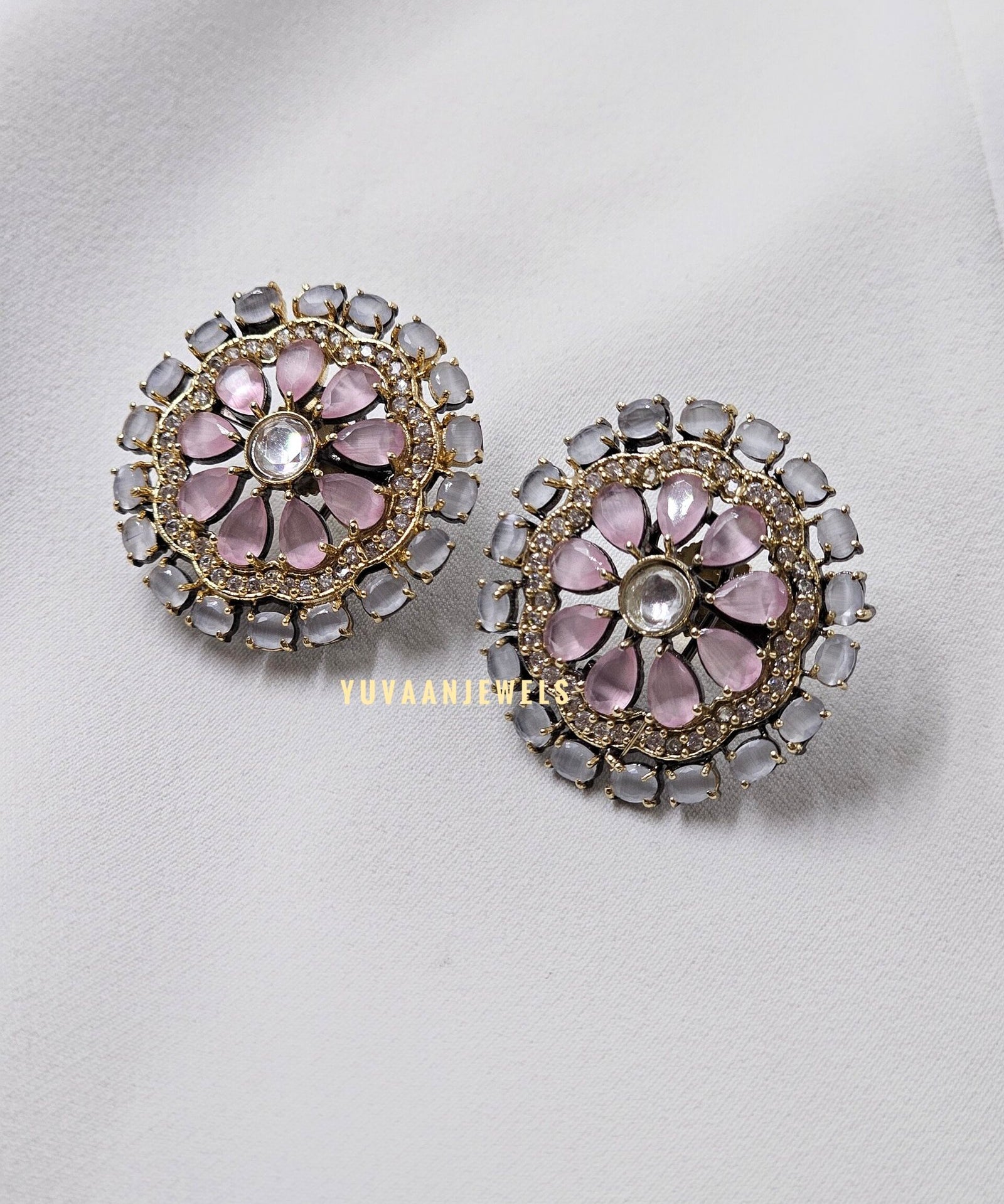 Muskaan semi precious studs