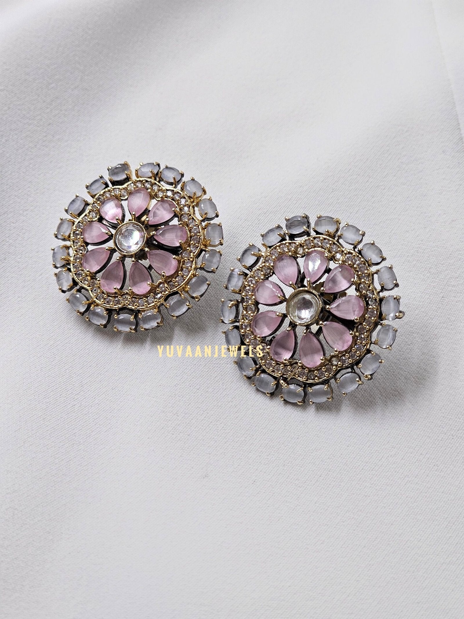 Muskaan semi precious studs