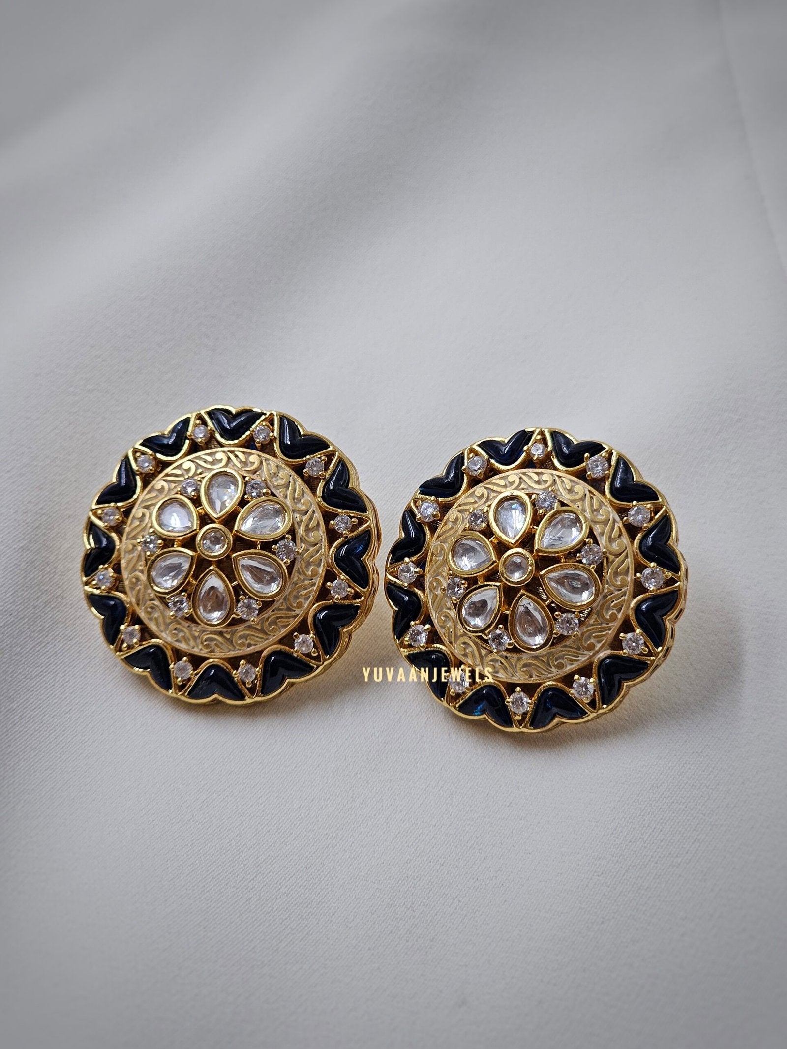 Malini polki studs