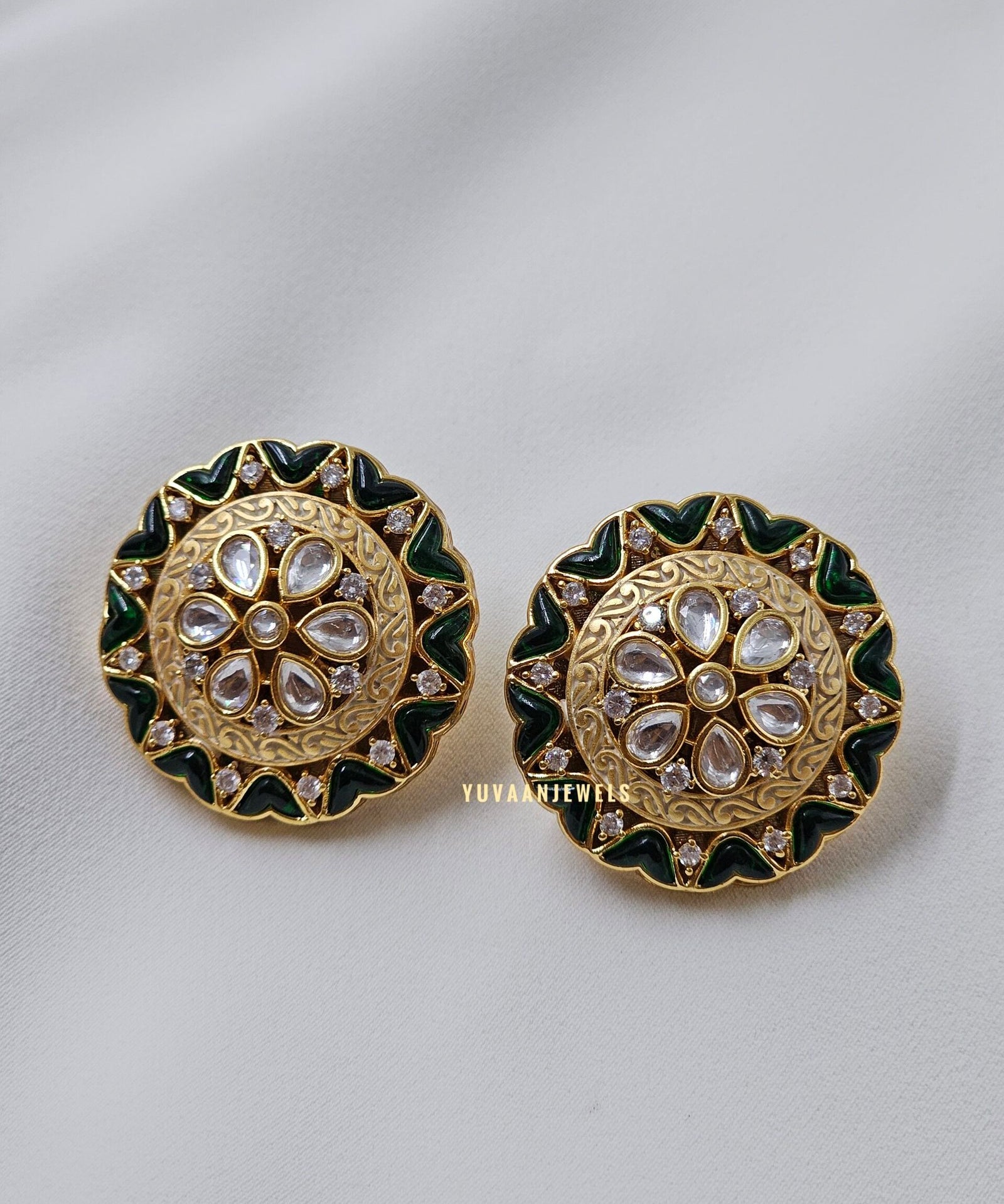 Malini polki studs