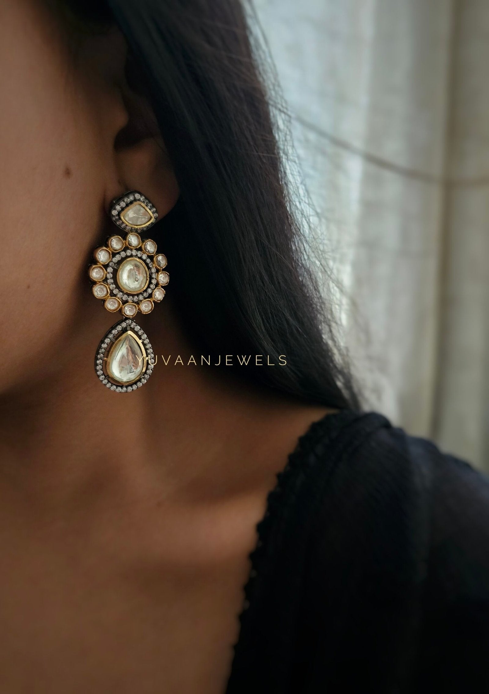 Yaami polki earings