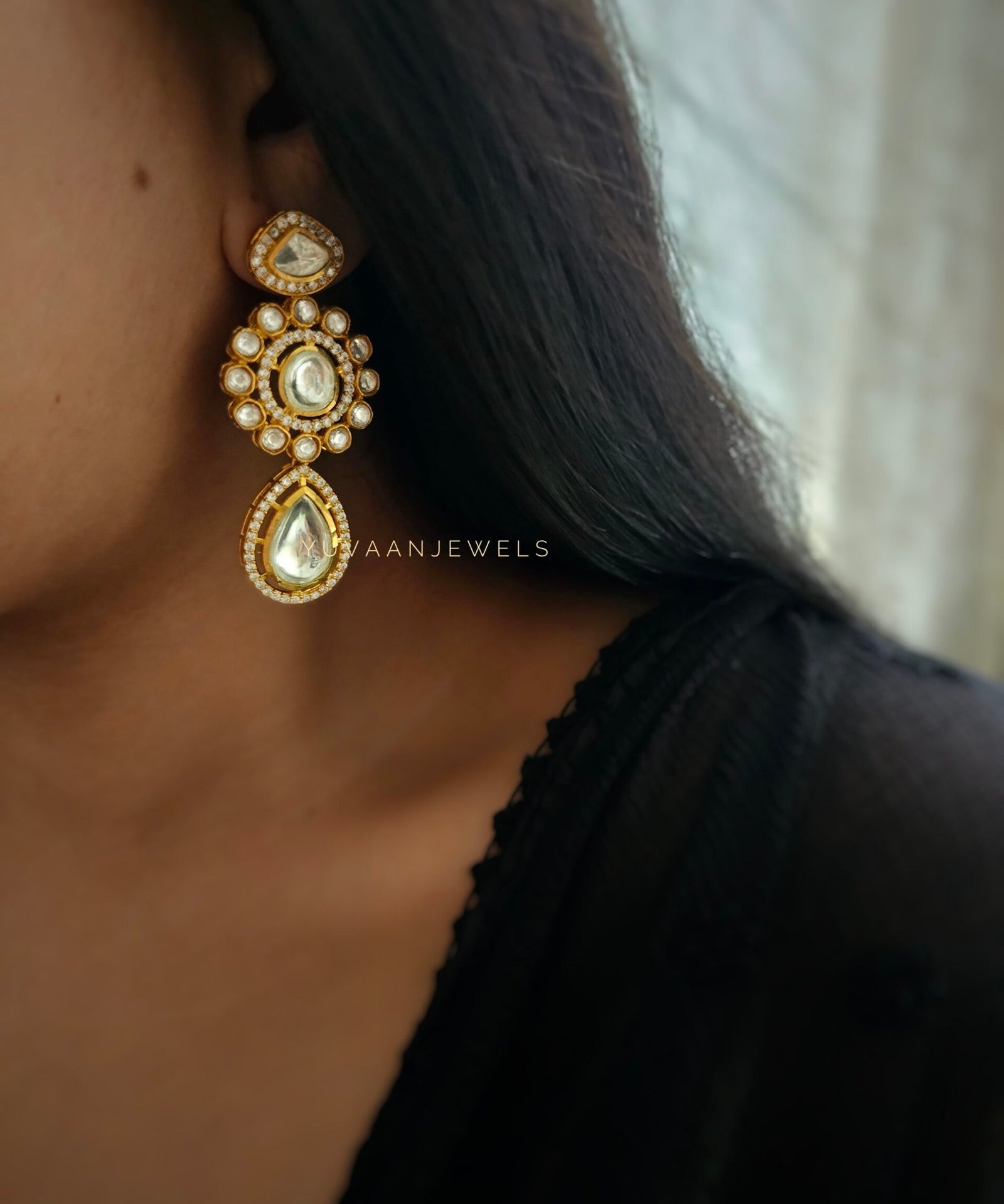 Yaami polki earings