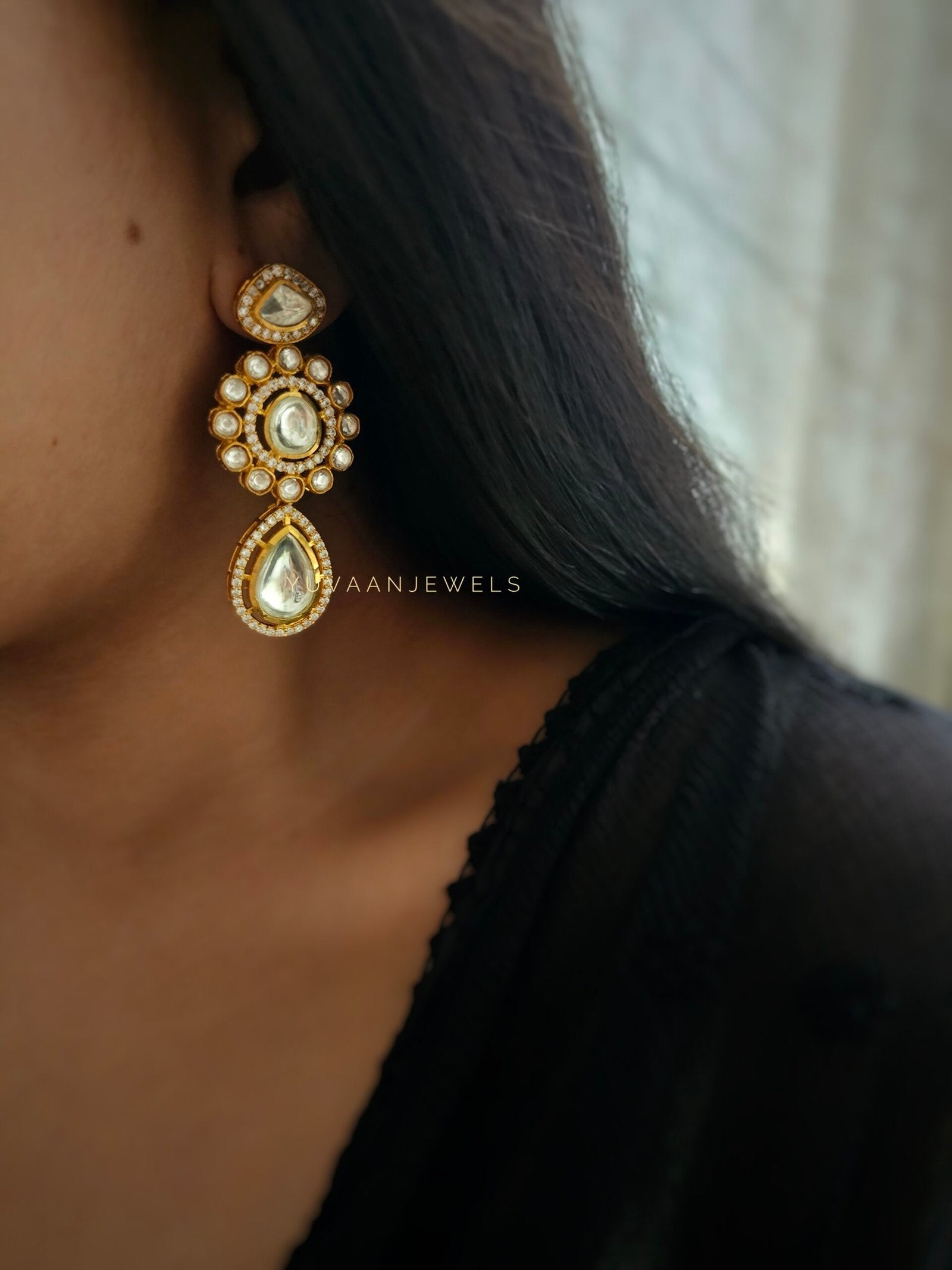 Yaami polki earings