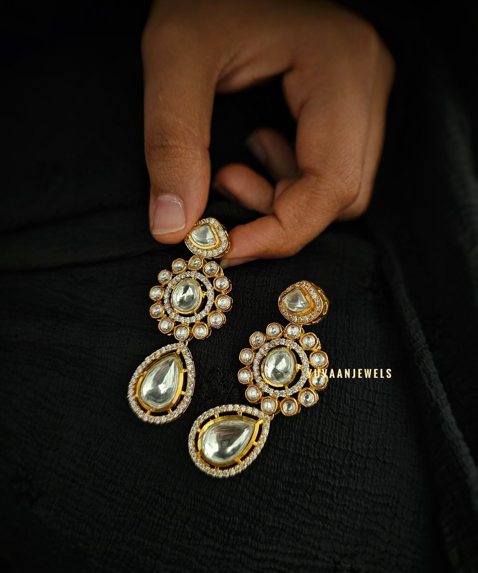 Yaami polki earings