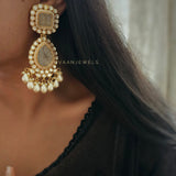 Avni semi precious stone earings
