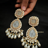 Avni semi precious stone earings