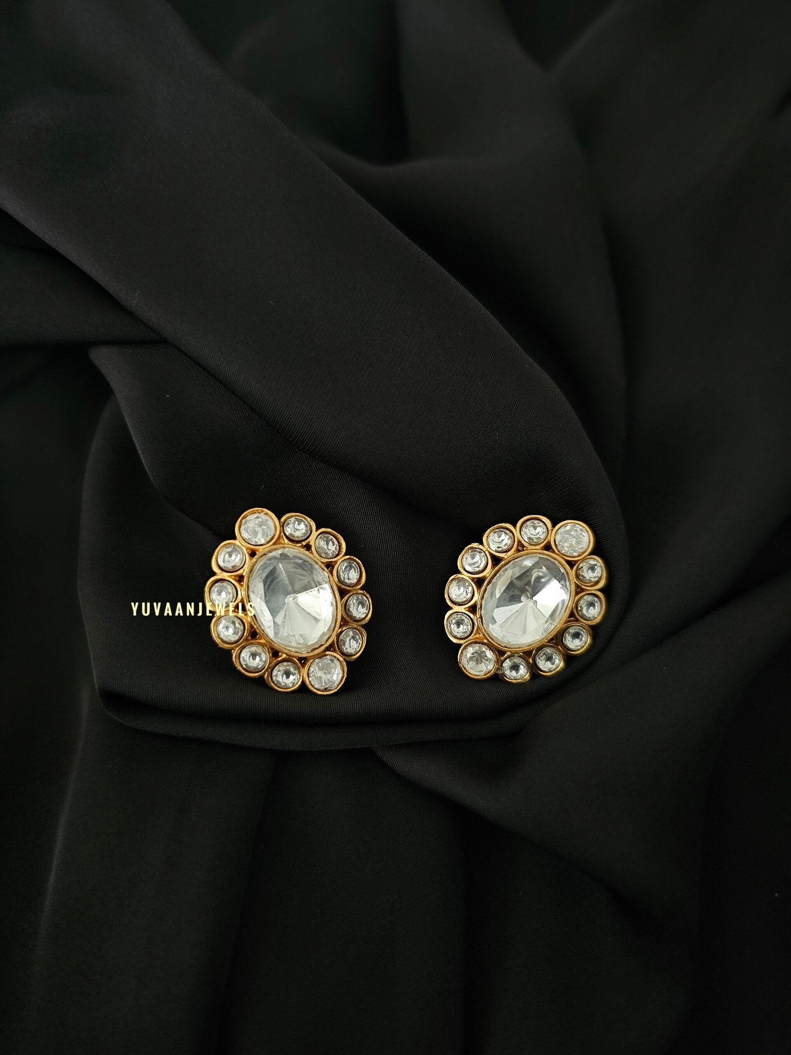 Lata polki choker with earrings