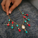 Aavriti polki necklace