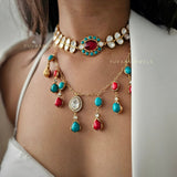 Aavriti polki necklace
