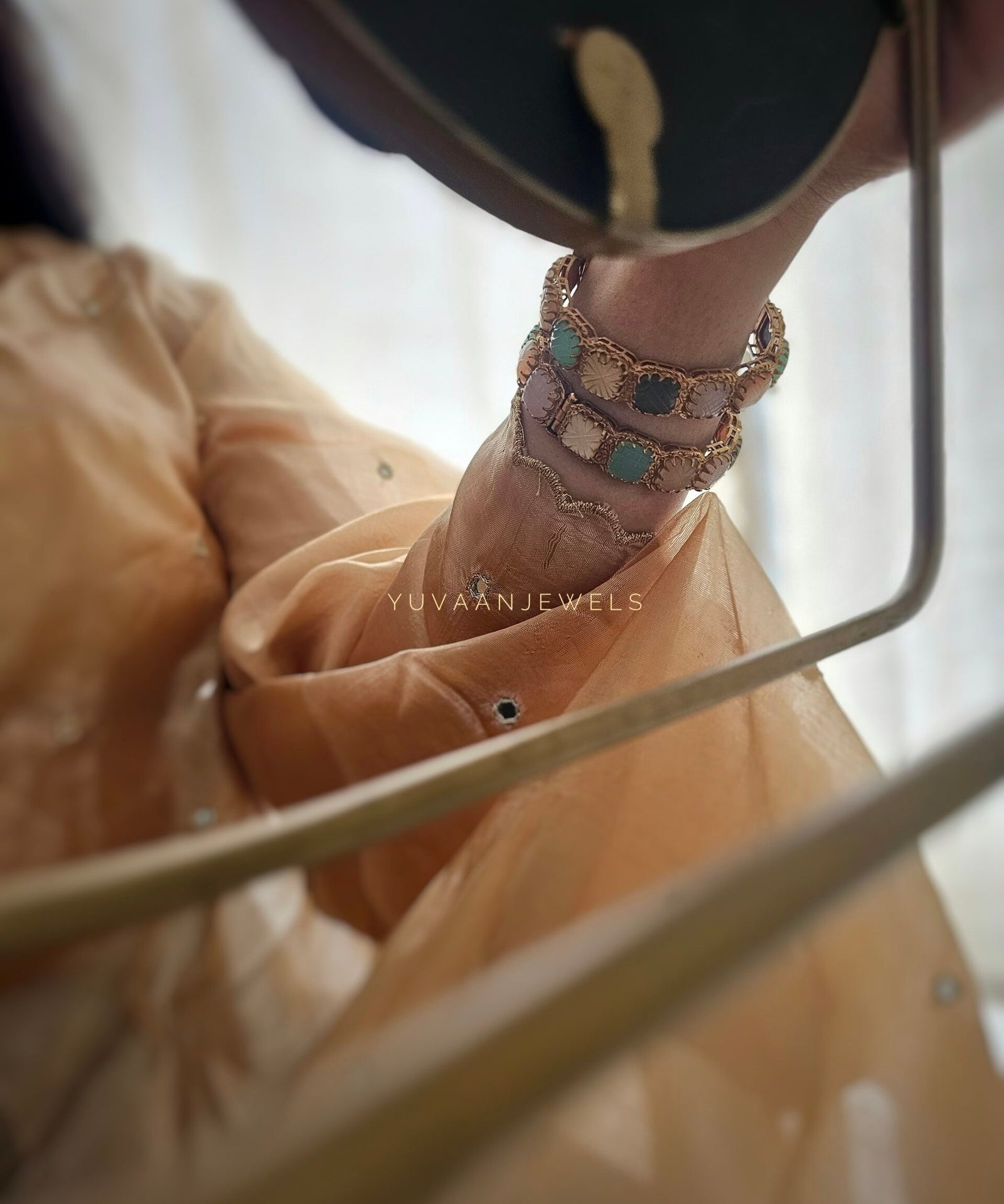 Zahira polki openable bangle